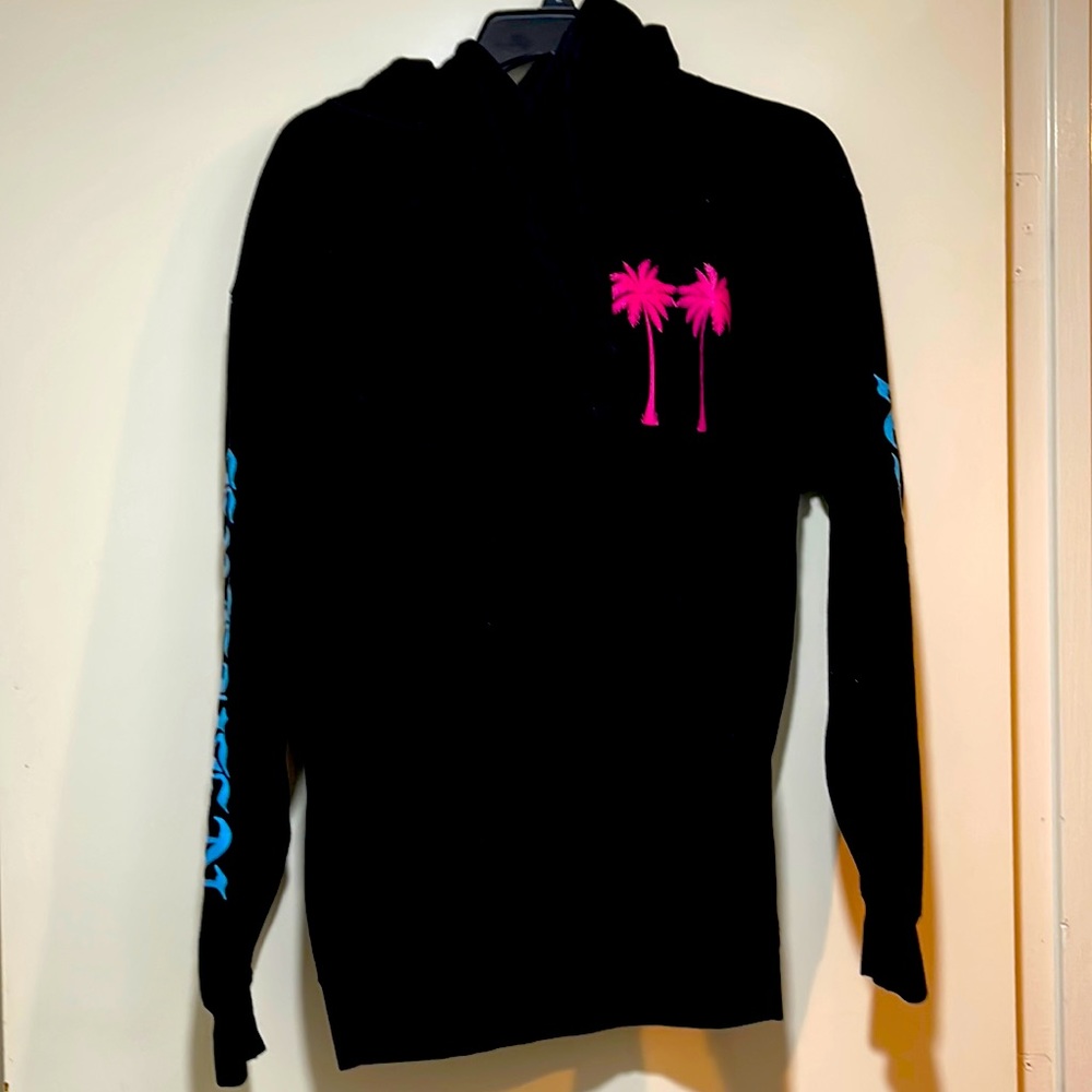 E11EVEN MIAMI Limited Edition Nightclub front picket hoodie / Size Medium